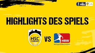 DHB-Pokal Viertelfinale: Highlights HSC 2000 Coburg vs. HBW Balingen-Weilstetten I Saison 24/25