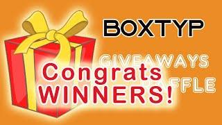 Mini Raffle/Congratulations Winners! Subscribe, Like and Comment.. / BOXTYP Basketball Trading Cards