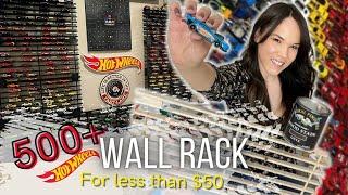 DIY Hot Wheels Wall Rack | 500+ Hot Wheels 