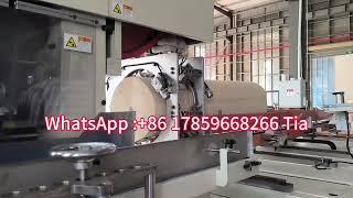 Maxi roll band saw cutting machine