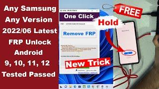 All Samsung FRP Remove One Click | All Samsung FRP Bypass 2022 Latest