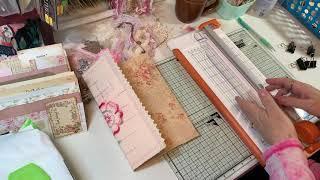 Craft with Me - Shabby Chic Waterfall Journal - Part 5
