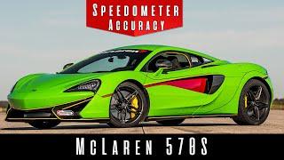 2017 McLaren 570S | Speedometer Accuracy Test