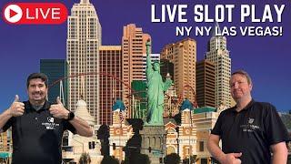 LIVE (PC/TV+Horizontal) from NYNY Casino in Las Vegas! Playing our Favorites and Hitting it BIG!