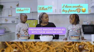 VERY EASY AND DELICIOUS NOODLES RECIPE // WITH KIDS IN THE KITCHEN