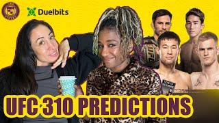 UFC 310 Predictions with UFC Vets Angela Hill and Jessica Penne