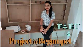 Progression of Project@Begumpet Glossyspace interiors and decors