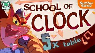  Master the 5 Times Table with the Clock Song   | Nessy Number Sense