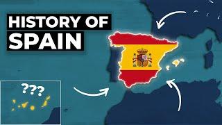 Full History of Spain Summarized On Animated Map