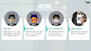 아이디스 AI 안면인식 리더기