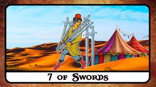 7 of Swords Tarot Card Meaning  Reversed, Secrets, History 