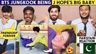 Jungkook Being J Hope's Big Baby - Pakistani Reaction - Shan Rajpoot