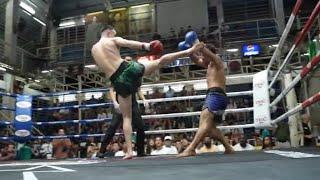 Muay Thai Action At Bangla Boxing Stadium | Phuket | Thailand