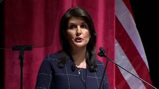 U.S. Ambassador to the U.N. Nikki R. Haley in conversation with David Axelrod