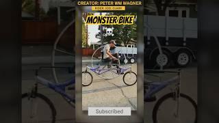 Discover the Insanity of the Ultimate Monster Trike! #shorts #custombike