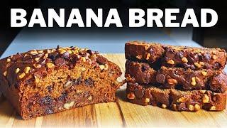 Easy BANANA BREAD Recipe » A Healthier Way to Make Delicious Banana Bread