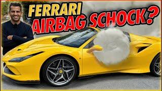  Airbag SCHOCK bei dem Ferrari F8 Spider ! Darf so etwas passieren| Hamid Mossadegh #ferrari