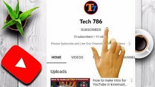 Subscribe button|| Tech 786 || 2022