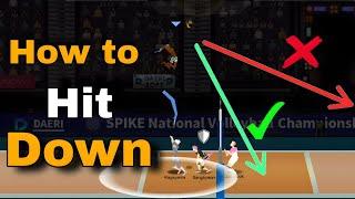 Tutorial -- How to hit down - The spike volleyball 3×3