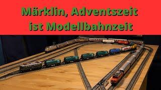 Märklin, M-track system as a table railway, contemplative for  Advent