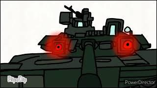 tank m1a2 vs tank t-90 animasi flipaclip#animation #flipaclip