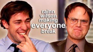 rainn wilson making EVERYONE break for 20 minutes straight | The Office Bloopers | Comedy Bites