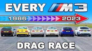 BMW M3 Generations DRAG RACE