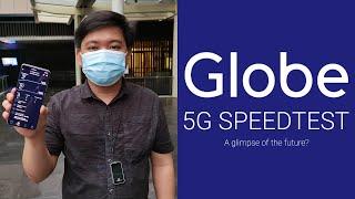 The power of Globe's commercial 5G network! Speed test!