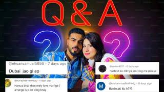 First QNA With Husband || Apky Sab Sawalun Ky Jawab Diyay || zainab saqib