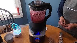 Blueberry Jam in the Pampered Chef Deluxe cooking blender