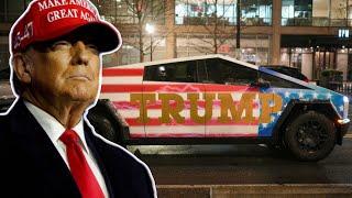 Trump DESTROYS Cybertruck Boycott!