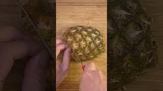 The easiest and correct way to cut a pineapple#shorts