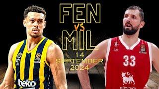 Fenerbahce Beko Instanbul vs Emporio Armani Milan | Friendly Game Highlights | 14 September 2024