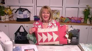 Make a flying geese cushion - Margot