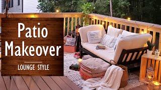 PATIO MAKEOVER | BALCONY MAKEOVER - Budget friendly apartment balcony | Apartment patio ideas