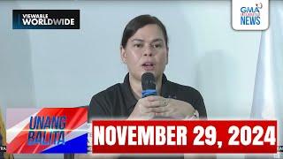 Unang Balita sa Unang Hirit: NOVEMBER 29, 2024 [HD]