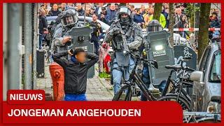 Jongeman door arrestatieteam (DSI) aangehouden Arnhem