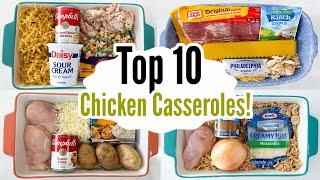 10 BEST Chicken Casseroles | The EASIEST Tasty Budget-Friendly Casserole Recipes | Julia Pacheco