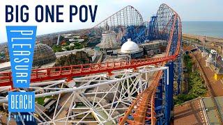 Big One Front Row POV Blackpool Pleasure Beach | The UK's Tallest Roller Coaster (for now!)