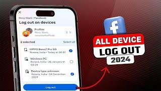 Facebook Others Device Logout Setting | facebook all Devices Logout