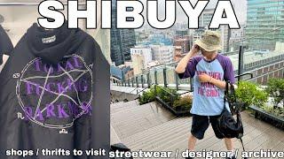 Shopping for Designer/Archive/Streetwear in Shibuya, Tokyo