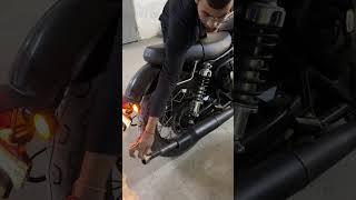 Bsa goldstar 650 stock sound vs db killer removed