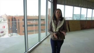 Jodi Schwan tours the renovated Equity Square building in Sioux Falls