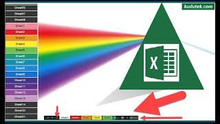 Easy Excel Side Tabs in Color 2023 | XLNavigator v1.0.58