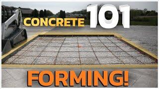 How to Form a Concrete Slab in Under 10 Minutes!