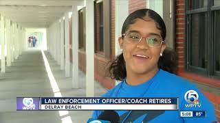 Special sendoff for retiring Palm Beach County School District police officer