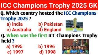 ICC Champions Trophy 2025 GK || Fragen und Antworten zum ICC Champions Trophy GK | Aktuelles Spor...