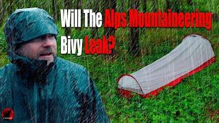 Will This $120 "Stealth" Bivy Tent Leak? - Alps Mountaineering Stealth 1 Bivy Tent Rain Test