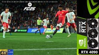 FC 25 Season Online Match Ultra Ray Tracing 4K | RTX 4090 | i9 14900KS