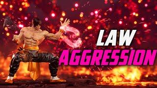 Marshall Law AGGRESSIVE gameplay Highlights -Tekken 8